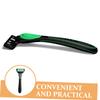VICASKY 7-Blade Safety Razor for Men Manual Razor Rubber Handle Replaceable Blades for Smooth Shaving for Personal Grooming and Hair Removal view 4