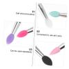 CALLARON 6Pcs Large Sequined Silicone Eyeshadow Brush Mixed Color Makeup Tool for Precise Application Lightweight Portable Design for Professionals and Everyday Use view 3