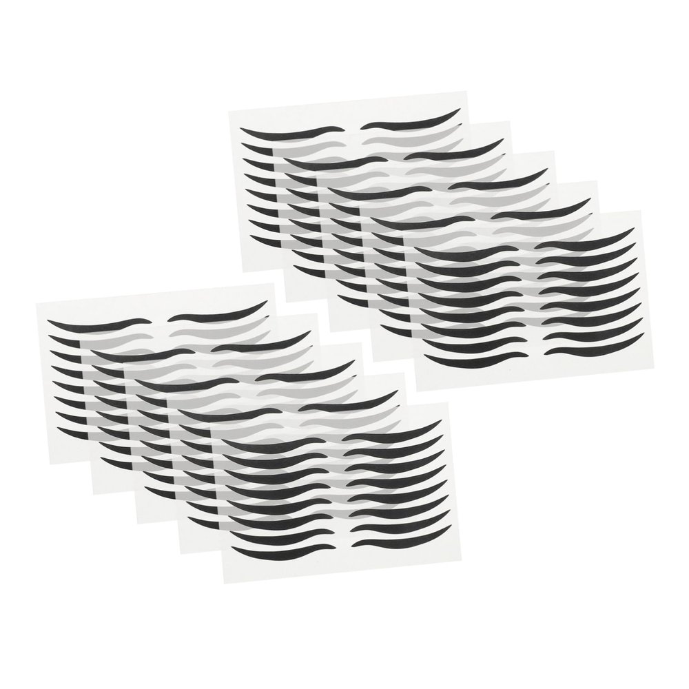Beaupretty Black Eyeliner Stickers 80 Pairs Eye Make-up Stickers Waterproof and Easy to Apply for Cat Eye Look for Parties and Everyday Use