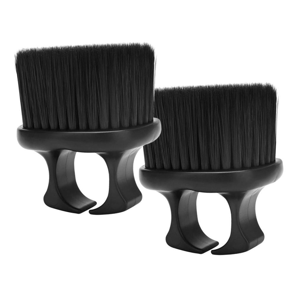 FOYTOKI 2pcs Beard Grooming Brush Set for Men Stiff Bristles for Effective Hair Styling and Cleaning for Knuckle Beard Care