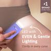 BAREWIZE Bikini Trimmer for Women, Pubic Hair Trimmer, Waterproof, USB-C Rechargeable, LED Light, Replaceable Blade, Electric Razors for Women, Electric Lady Shaver (Violet) view 2