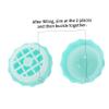 BIUDECO 10Pcs Sphere Lip Balm Containers Refillable Lipstick Boxes Lightweight Travel Dispenser for Easy and Durable Egg Shape Design for Go Use view 2