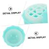 BIUDECO 10Pcs Sphere Lip Balm Containers Refillable Lipstick Boxes Lightweight Travel Dispenser for Easy and Durable Egg Shape Design for Go Use view 3