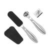 PACKOVE 4-Piece Stainless Steel Pedicure Set Callus Remover Toenail Clipper Nail Care Trimmer Professional Foot Care Tools for Thick Nails and Calluses view 1