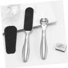 PACKOVE 4-Piece Stainless Steel Pedicure Set Callus Remover Toenail Clipper Nail Care Trimmer Professional Foot Care Tools for Thick Nails and Calluses view 4