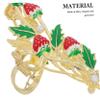Ipetboom Large Strawberry Hair Claw Clip for Women Cute Summer Hair Accessories Non-Slip Jaw Clip for Girls view 3