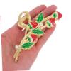 Ipetboom Large Strawberry Hair Claw Clip for Women Cute Summer Hair Accessories Non-Slip Jaw Clip for Girls view 4
