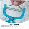 PACKOVE Manual Facial Hair Remover Spring Epilator Tool Face Hair Threader for Upper Lip Chin and Cheeks Random Color for Wet and Dry Use view 3