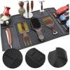 Beaupretty Haircutting Mat for Hairstylist Barber Mats for Clippers Hair Trimmers Pad Skid Heat Insulation Hairdressing Station view 3