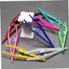 BATHVEVE 30Pcs Eyebrow Tweezers Durable Plastic Eyebrow Trimming Tools for Women and Men Brow Shaping Kit for Makeup and Grooming view 2