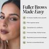 Eyebrow Serum by Vellora for Fuller Looking Brows, 3mL  Formulated with Nourishing Vitamins & Plant-Based Extracts  Visibly Enhances Brow Definition and Fullness view 4