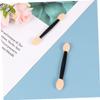 CALLARON 24Pcs Disposable Makeup Eyeshadow Brushes Dual Sided Applicators with Skin Friendly Sponge Tips for Eyeshadow Eyebrow and Face Glitter Applications view 4