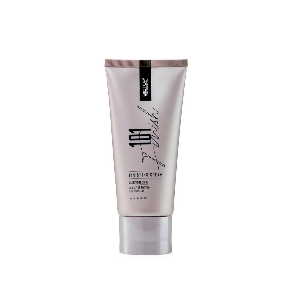 Biotop Professional 101 Finishing Hair Cream - Lightweight Styling Cream with Thermal Protection - Restores Moisture & Shine - Enhances Body & Definition - Anti Frizz Hair Products for Women (6.08 oz)