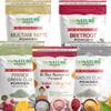 5Pack Super Glow Booster Face Pack Combo Herbal Powders - Beetroot, French Green Clay, Detan (Mix of Orange+Beetroot), Multani Mitti & Kaolin Clay | D-Tan Removal, Acne/Pimples & Cleansing view 1