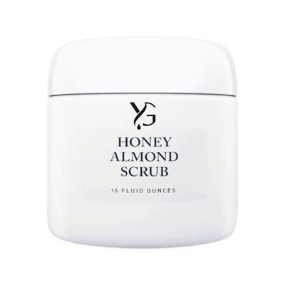Honey Almond Facial Scrub, Exfoliating & Moisturizing, Face & Neck, Cream Paste, Combination to Oily Skin, Honey & Oat Flour, 3.3 oz