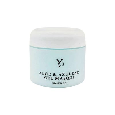 Aloe & Azulene Gel Masque, Soothing Hydrating Face Mask, for Dry Sensitive Skin, Lavender Scent, with Aloe Vera, Green Tea Extract, 2oz.