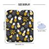 Barber Cape Salon Cape Hairdressing Apron Haircutting Waterproof Pineapples Black Yellow for Adults Clients with designs Adjustable Neck Closure view 3