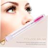 COMPUKAS 4Pcs Eyelash Brush Keychain Long Mascara Wand Brow Comb Travel Friendly Makeup Tool for Beginners Professionals for Daily Use Makeup Artist view 3