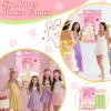 130PCS Spa Party Supplies for Girl, Spa Day Favors Essentials Include Face Masks Skincare, Games, Lip Balm, Under Eye Patches, Foot Bath Bomb, Birthday Sleepover Supplies Party Kit for Women Gift Set view 4
