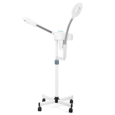 Artist hand Facial Steamer Professional 2 in 1 Hot Face Steamer with 5X LED Magnifying Lamp, Esthetician Face Steamer for Facial Deep Cleansing, Fast Heat Moisturizing for Beauty Salon Spa Home Use