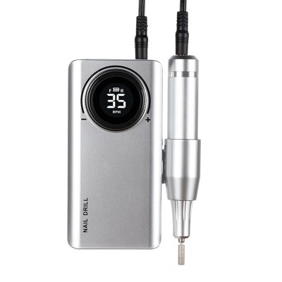 0-35000RPM Electric Nails Drill Machine For Acrylic Nails And Manicure Pedicure With 6 Drill Bits And Sanding Bands Portable File