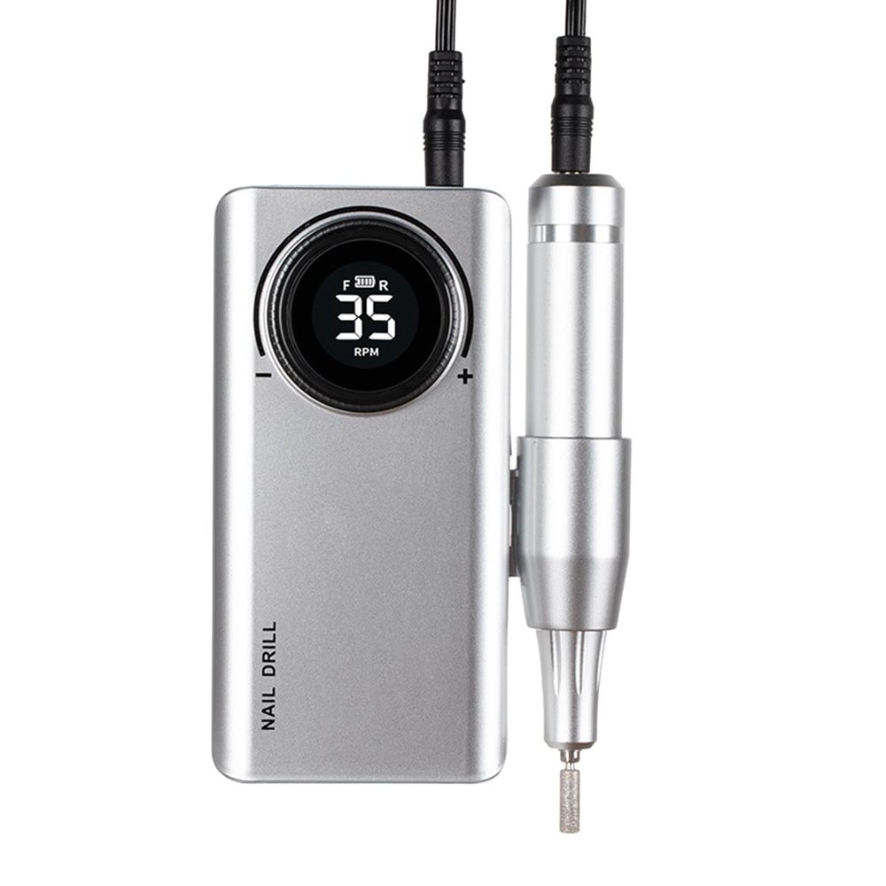 0-35000RPM Electric Nails Drill Machine For Acrylic Nails And Manicure Pedicure With 6 Drill Bits And Sanding Bands Portable File