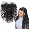 13x4 HD Lace Frontal - New Upgrade Pre Plucked Water Wave Invisible SKINLIKE Lace Human Hair Closure, Invisible Real HD Lace, Natural Hairline Lace Frontal Only 22inch view 1