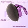 Blend & Blur Ultra Large Body Makeup Brush For Self Tanner, 5.11inch Wide-headed Kabuki Brush, Leg Makeup &Bronzer Self Tan Applicator Provides Effortless Pretty Finish, Blending Applicator- Purple view 4