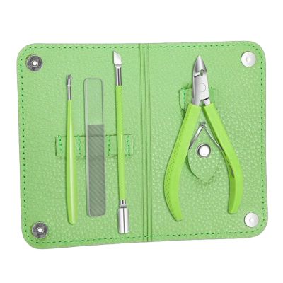 4 Pcs Cuticle Cutter Nails Cuticle Trimmer With Cuticle Pusher Cuticle Nippers Cuticle Remover Tool