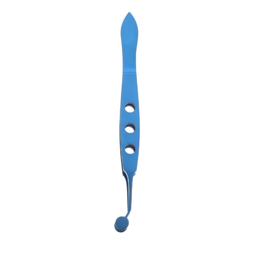 VINTORKY Metal Eyelid Tweezer 1pcs Meibomian Gland Expressor for Women Beauty Tool Eyelid Compressor Precision Grip for Eye Care