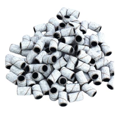100pcs Fine Grit Sanding Bands for Care for Professional Manicurists and Enthusiasts Drill Bit
