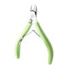 Cuticle Cutter With Ergonomic Rubber Cover Handle Stainless Steel Comfortable Grip Nails Trimmer Full Jaw For Manicure Rubber Handle Trimmer view 4