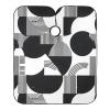 Barber Cape Salon Cape Hairdressing Apron Haircutting Waterproof Black White Line for Adults Clients with designs Adjustable Neck Closure view 1