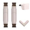 YKLWORLD Waterproof Eyeliner Stamp, Winged Eyeliner Stamp Set, Waterproof Smudge-proof Eyeliners Pencil, Longwearing with Angled Felt Tip, Perfect Wing Line, Quick-Drying for Beginners (#02Brown) view 1