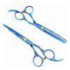 5.5/6 Inch Hairdressing Scissors Set, Thinning & Flat Hair Cutting Shears, Professional Barber for Salons view 2