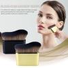 2pcs Self Tanner Brush Body Makeup Brushes Liquid Foundation for Self Tan Brush Self Tan Applicator Face Neck Body Leg Tanning Makeup (Gold+Black) view 4