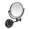 Makeup Mirror Wall Mount, 8 in Lighted Led Wall-Mounted Bathroom Mirror with 3X Magnification Touch Screen Double Sided Swivel 360 Hardwired Electrical Connection ORB(Hardwire5x) view 1