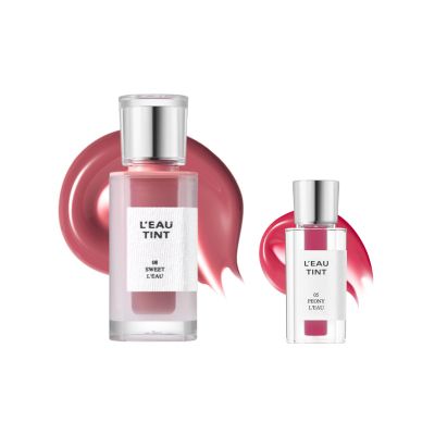 BBIA LEAU Tint Rosy & Pink Glow Glow Full + Mini Lip Duo (#08 Sweet + #05 Peony) Bundle