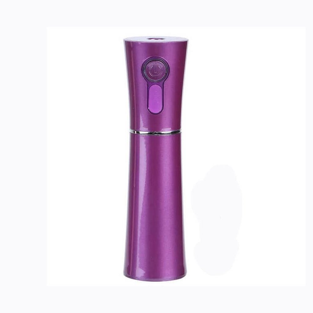 Handheld Air Humidifier Mist Maker USB Charging Portable Mist er Face Hydrating Humidication (Color : Purple)