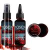 Yosca 3Pcs Halloween Fake Blood, Realistic Washable Fake Blood Spray, Dripping, Coagulated Halloween Makeup Kit, Face Body Paint Special Effects Makeup for Clown Zombie Bride Vampire Monster Cosplay view 1