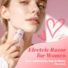 Fanovae Bikini Trimmer for Women  Gentle Electric Razor for Sensitive Areas, Waterproof USB-C Rechargeable Shaver for Body & Face, Stocking Stuffers Holiday Gift Petal Pink view 3