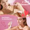 Fanovae Bikini Trimmer for Women  Gentle Electric Razor for Sensitive Areas, Waterproof USB-C Rechargeable Shaver for Body & Face, Stocking Stuffers Holiday Gift Petal Pink view 4