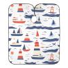 Barber Cape Salon Cape Hairdressing Apron Haircutting Waterproof Sailboats for Adults Clients with designs Adjustable Neck Closure view 1