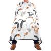 Barber Cape Salon Cape Hairdressing Apron Haircutting Waterproof Cows Head Watercolor for Adults Clients with designs Adjustable Neck Closure view 2