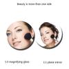 8 in Makeup Mirror Wall Mount Lighted LED, 3X Magnification Bathroom Mirror Wall Mount with Light, Double Sided Swivel 360, Can Be Charged,Bronze,Charging(Rosegold,Charging) view 2