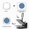24 Pcs Sublimation Blanks Small Compact Mirror 4 Shapes Double Sided Cosmetic Mirror Metal Pocket Makeup Mirror Heat Transfer Cosmetic Mirror Folding Handheld Compact Mirror for Women Travel Home view 4