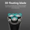 Electric Razor for Men,4D Floating Head Rotary Electric Razor,Ipx7 Waterproof Shavers for Men Wet & Dry Shaver with LCD Display& Quiet Motor (Black) view 3