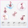 Nail Stand for Press Ons, Magnetic Fake Nail Holder for Painting Nails,Nail Stands for Nail Art with Reusable Putty Home Salon DIY Display Supplies (A-Pink) view 2