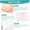 50Pcs Castor Oil Belly Button Patch, Self Adhesive Belly Button Patch, Breathable Cotton Essential Oil Wraps for Exercise, Reading, Travel, Work view 4