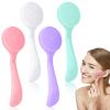 4-Piece Silicone Facial Cleansing Brush Set Manual Facial Cleansing Brush Pore Cleansing Brush Deep Cleansing Facial Brush view 1